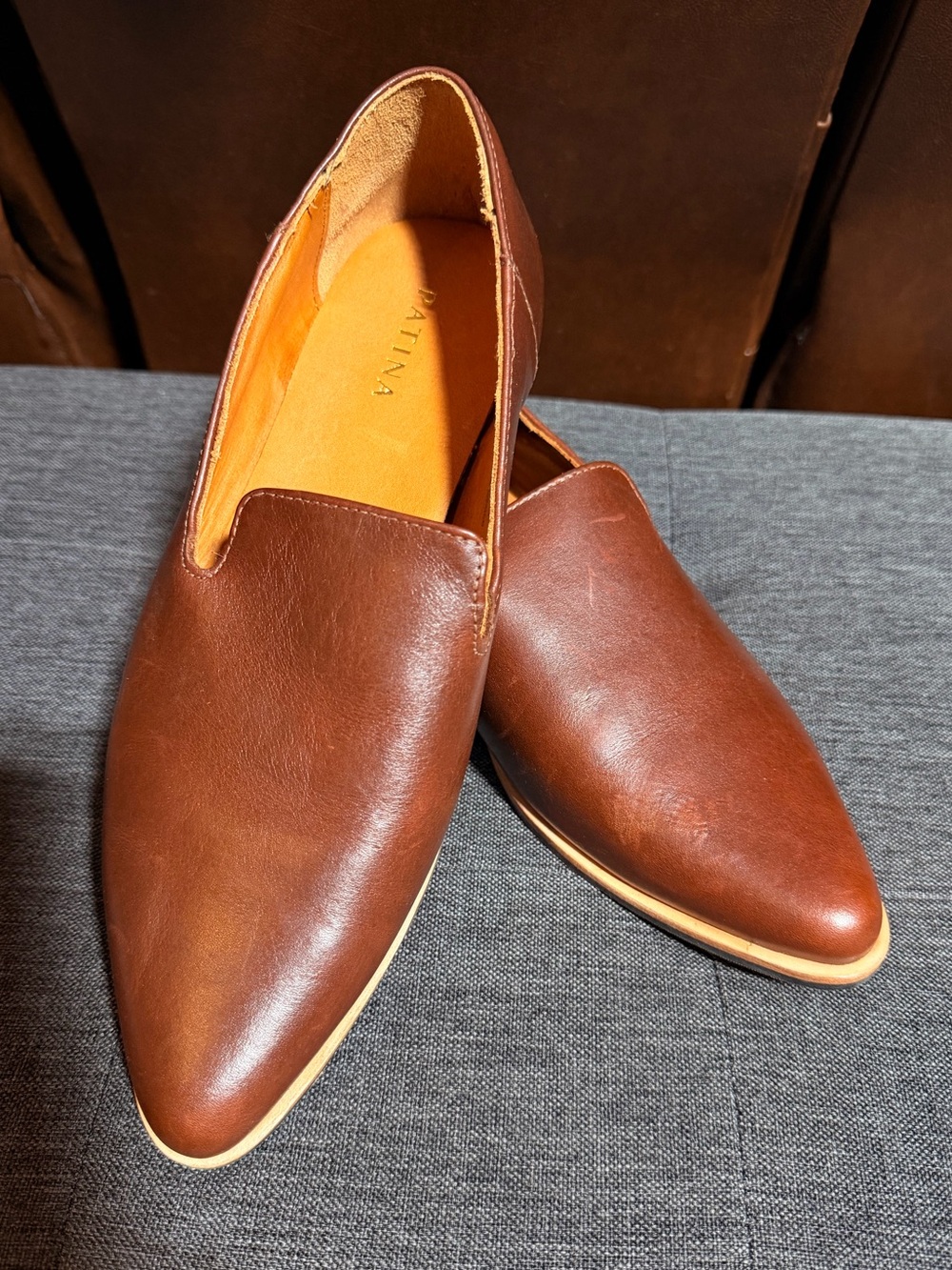 Patina by Portland Leather Goods Handmade Pointed Flats [size9 women] - Picture 6 of 11